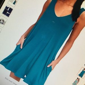 NEW BISHUIGE casual v neck tank dress women’s XS